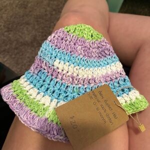 Colorful Striped Baby Bucket Hat